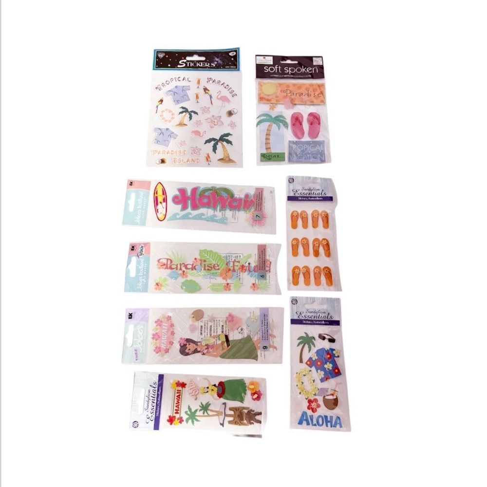NEW Scrapbook Hawaii Paradise Stickers